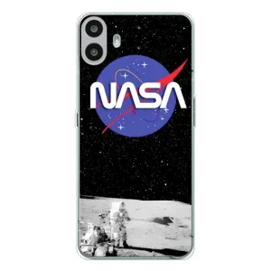Силіконовый бампер з принтом "Наса" на Nothing CMF Phone 1 (Nasa на місяці)