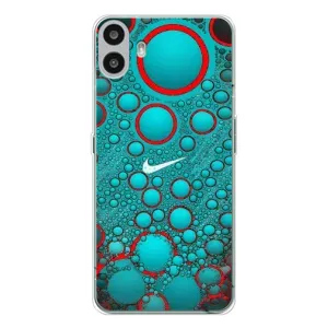 Силиконовый Чехол на Nothing CMF Phone 1 с картинкой Nike (Найк зеленый)