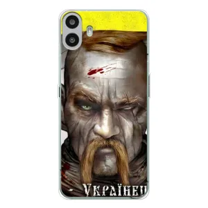 Чехол с картинкой (Патриотический КОЗАК) на Nothing CMF Phone 1 (Одноглазый Козак)