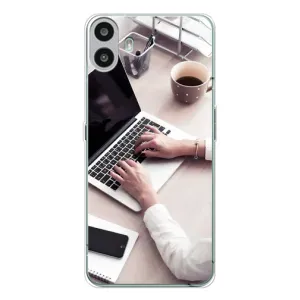 Силиконовый бампер (Работники) на Nothing CMF Phone 1 (Офисный работник)