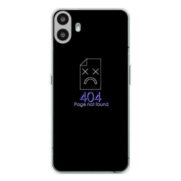 Чохол з малюнком «Помилка 404» для Nothing CMF Phone 1 Чохол з малюнком «Помилка 404» для Nothing CMF Phone 1