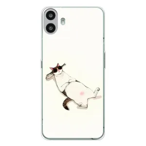 Чехол на тематику: Коты для Nothing CMF Phone 1 (Отдых)