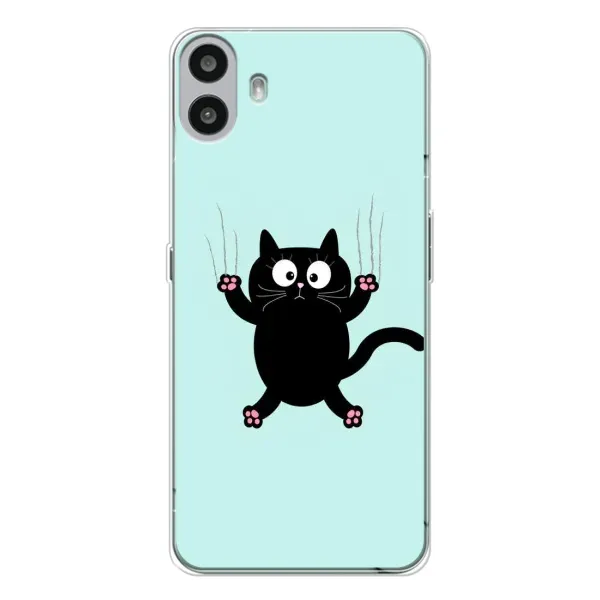 Чехол с рисунком «Падающий кот» для Nothing CMF Phone 1