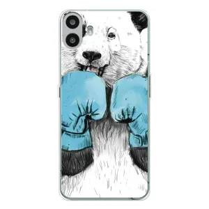 Чехлы с Пандами на Nothing CMF Phone 1 (Панда боксер)