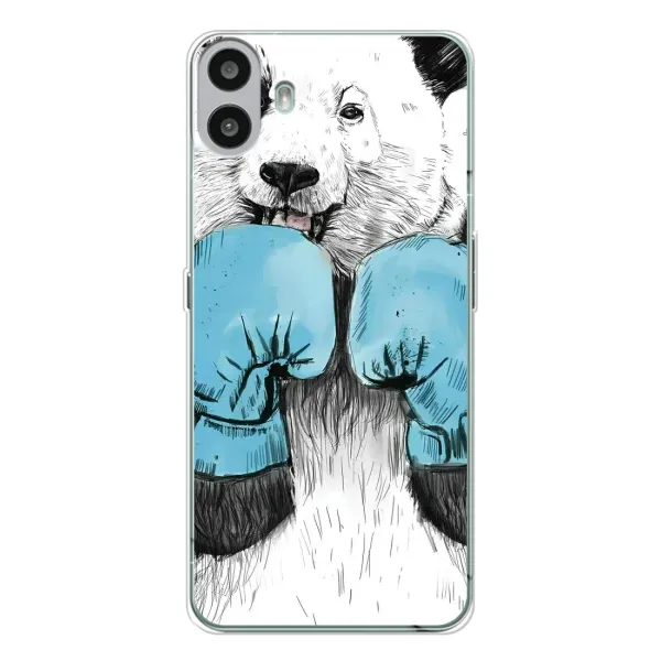 Чехол с рисунком «Панда боксер» для Nothing CMF Phone 1 Чехол с рисунком «Панда боксер» для Nothing CMF Phone 1