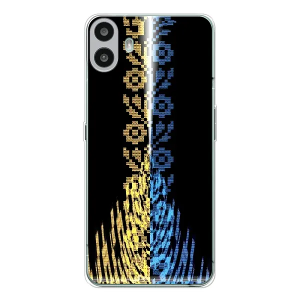 Чехол с рисунком «Патриотическая вышиванка» для Nothing CMF Phone 1 Чехол с рисунком «Патриотическая вышиванка» для Nothing CMF Phone 1