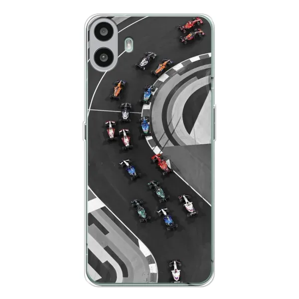Чехол с рисунком «Гонки ф1» для Nothing CMF Phone 1 Чехол с рисунком «Гонки ф1» для Nothing CMF Phone 1