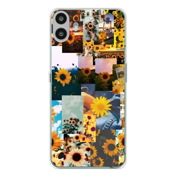 Чехол с рисунком «Подсолнуховый дизайн» для Nothing CMF Phone 1 Чехол с рисунком «Подсолнуховый дизайн» для Nothing CMF Phone 1