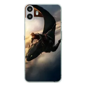 Чехол дракон Беззубик для Nothing CMF Phone 1 (Полет Беззубика)