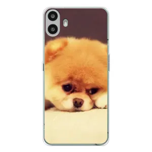Чехол (ТПУ) Милые собачки для Nothing CMF Phone 1 (Померанский шпиц)