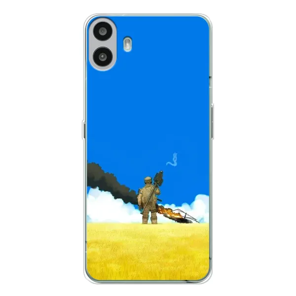 Чехол с рисунком «Попадание» для Nothing CMF Phone 1 Чехол с рисунком «Попадание» для Nothing CMF Phone 1