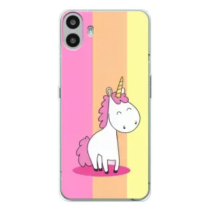 Чехол Unicorn на Nothing CMF Phone 1 (Радужный Единорог)