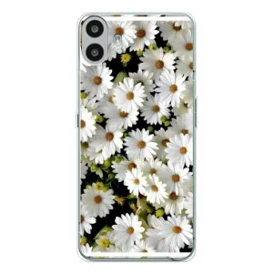Чехол с ромашками на Nothing CMF Phone 1 (Рамка в ромашках)