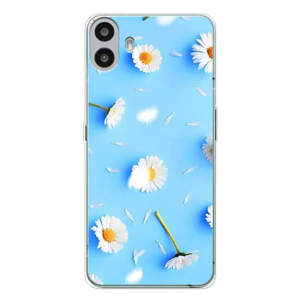 Чехол с рисунком «ромашки на голубом» для Nothing CMF Phone 1