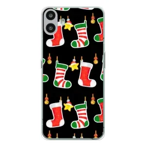 Силиконовый бампер на рождество для Nothing CMF Phone 1 (Рождественские подарки)