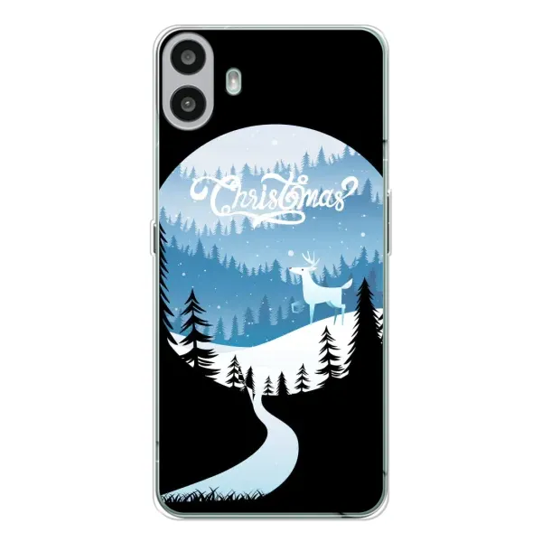 Чехол с рисунком «Рождественский Олень» для Nothing CMF Phone 1 Чехол с рисунком «Рождественский Олень» для Nothing CMF Phone 1