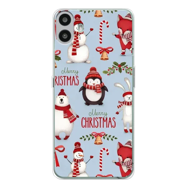 Чехол с рисунком «Рождественский» для Nothing CMF Phone 1 Чехол с рисунком «Рождественский» для Nothing CMF Phone 1