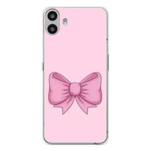 Чохол банти для Nothing CMF Phone 1 (Рожевий бантик)