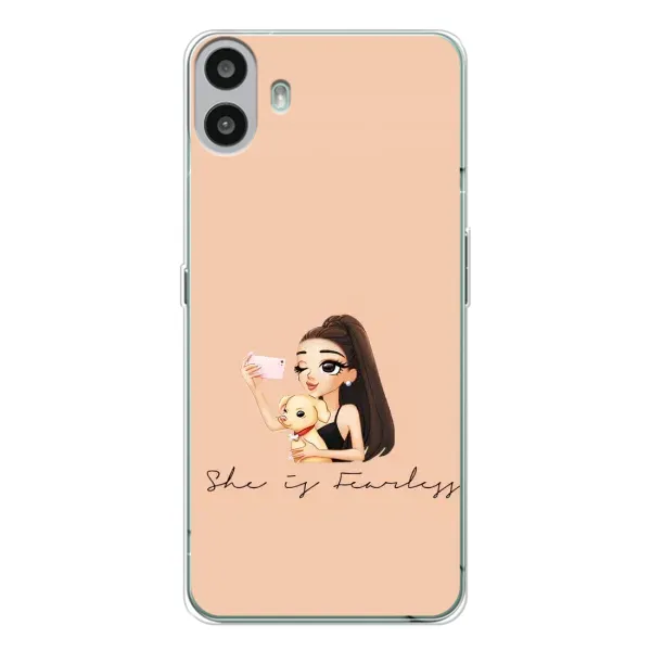 Чехол с рисунком «С собакой» для Nothing CMF Phone 1 Чехол с рисунком «С собакой» для Nothing CMF Phone 1