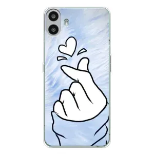 Чехлы (Знак сердечка) на Nothing CMF Phone 1 (Сердечка знак)