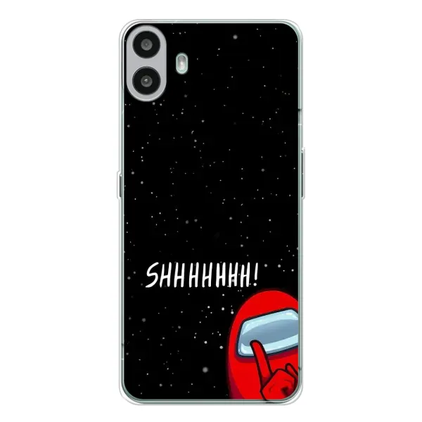 Чехол с рисунком «SHHHHH» для Nothing CMF Phone 1 Чехол с рисунком «SHHHHH» для Nothing CMF Phone 1