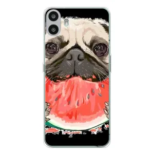 Чехол (ТПУ) Милые собачки для Nothing CMF Phone 1