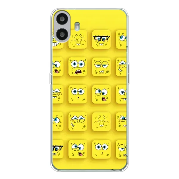 Чехол с рисунком «Спанч-БОБ» для Nothing CMF Phone 1 Чехол с рисунком «Спанч-БОБ» для Nothing CMF Phone 1