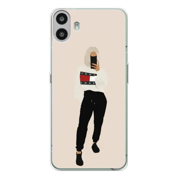 Чехол с рисунком «Стильная» для Nothing CMF Phone 1 Чехол с рисунком «Стильная» для Nothing CMF Phone 1