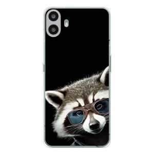 Силиконовый Чехол с Енотами на Nothing CMF Phone 1 (Стильный Енот)