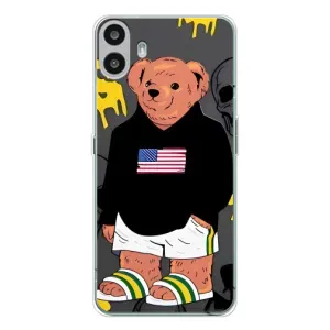 Чехлы Мишка Тедди для Носинг СМФ Фон 1 (Teddy USA)