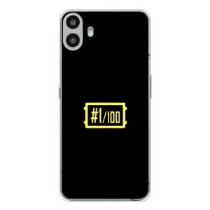 Чохол (TPU) з картинкою "Лого Пабг" на Модель телефону українськими літерами та цифрами виглядатиме так: Нотінг ЦМФ Фон 1. (ТОП 1)