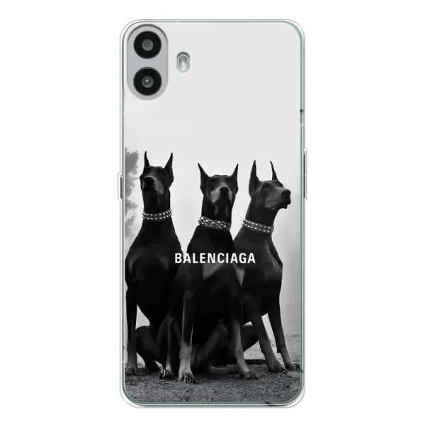 Чехол с рисунком «Три добермана» для Nothing CMF Phone 1 Чехол с рисунком «Три добермана» для Nothing CMF Phone 1