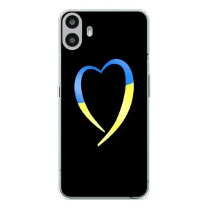 Силиконовый Чехол на Nothing CMF Phone 1 (Я-Украина) (Украинское сердце)