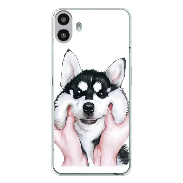 Чехол с рисунком «Собака Хаски» для Nothing CMF Phone 1