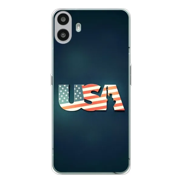 Чехол с рисунком «USA» для Nothing CMF Phone 1 Чехол с рисунком «USA» для Nothing CMF Phone 1