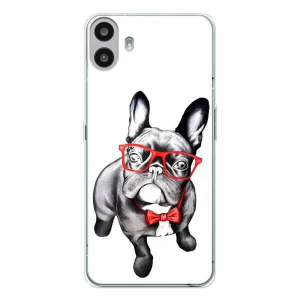 Чехол с рисунком «В очках» для Nothing CMF Phone 1
