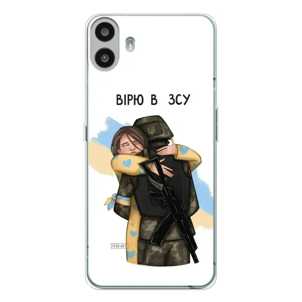 Чехол с рисунком «Верим в ЗСУ» для Nothing CMF Phone 1