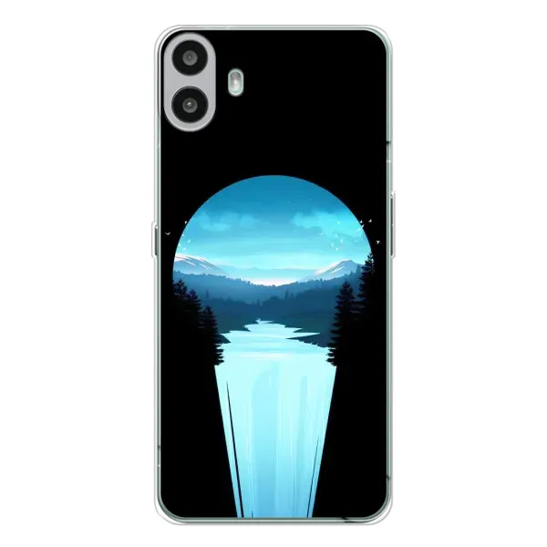 Чехол с рисунком «Синий Водопад» для Nothing CMF Phone 1 Чехол с рисунком «Синий Водопад» для Nothing CMF Phone 1