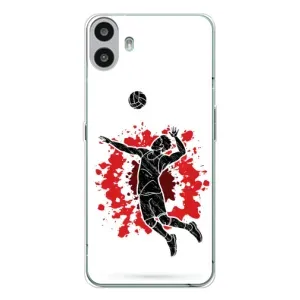 Чохли з прінтом Спортивна тематика для Nothing CMF Phone 1 (Волейболіст)
