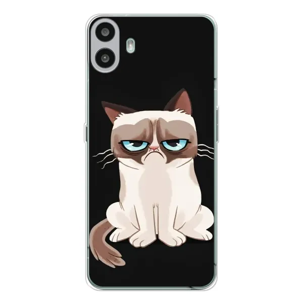 Чехол с рисунком «Взгляд кота» для Nothing CMF Phone 1 Чехол с рисунком «Взгляд кота» для Nothing CMF Phone 1