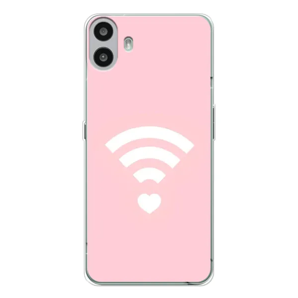Чехол с рисунком «WiFi Love» для Nothing CMF Phone 1 Чехол с рисунком «WiFi Love» для Nothing CMF Phone 1