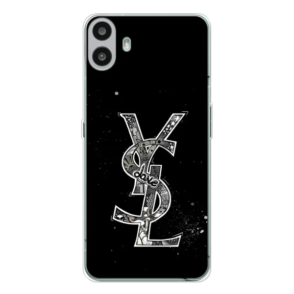 Чехол с рисунком «YSL» для Nothing CMF Phone 1