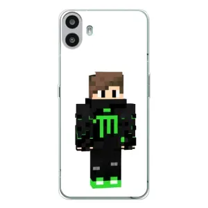 Чохли для Nothing CMF Phone 1 (Персонажі МайнКрафт) (Зелений хлопчик)
