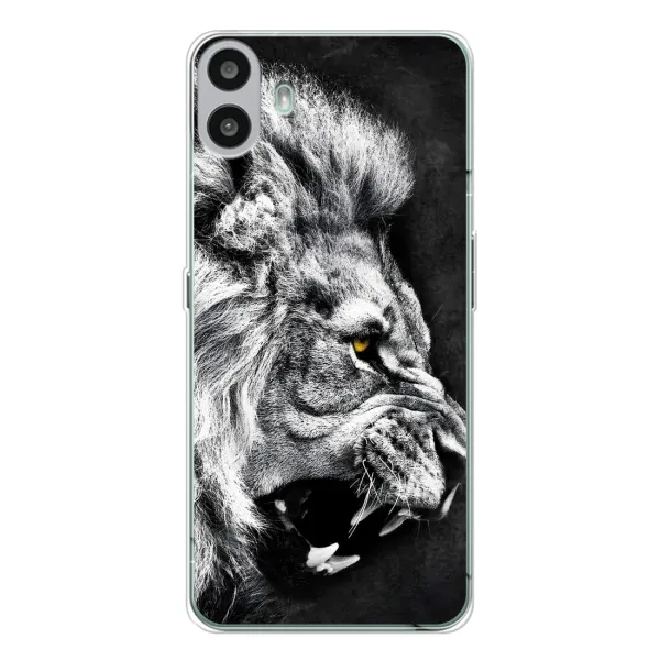 Чехол с рисунком «Злой ЛЕВ» для Nothing CMF Phone 1 Чехол с рисунком «Злой ЛЕВ» для Nothing CMF Phone 1