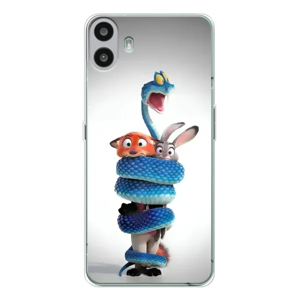 Чехол с рисунком «Змея Зоо» для Nothing CMF Phone 1 Чехол с рисунком «Змея Зоо» для Nothing CMF Phone 1