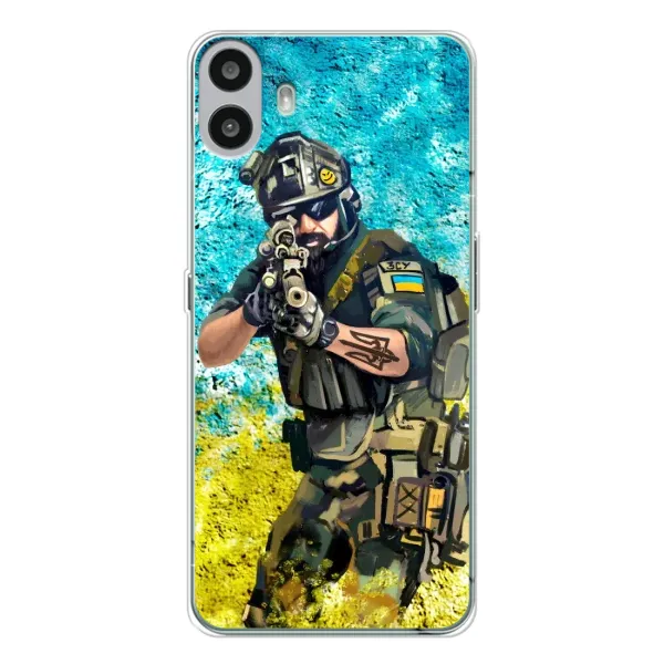 Чехол с рисунком «ЗСУ Воин» для Nothing CMF Phone 1 Чехол с рисунком «ЗСУ Воин» для Nothing CMF Phone 1