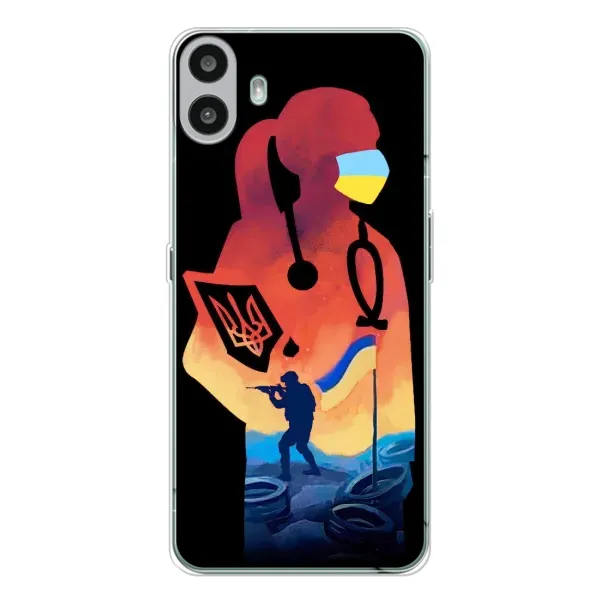 Чехол с рисунком «ЗСУ Врач» для Nothing CMF Phone 1 Чехол с рисунком «ЗСУ Врач» для Nothing CMF Phone 1