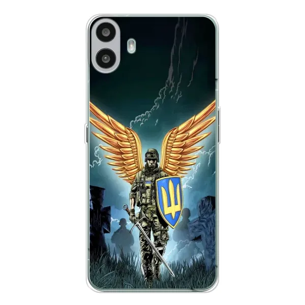 Чехол с рисунком «ЗСУ з крильями» для Nothing CMF Phone 1
