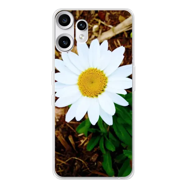 Чехол с рисунком «Белая ромашка» для Nothing CMF Phone 2 Pro Чехол с рисунком «Белая ромашка» для Nothing CMF Phone 2 Pro