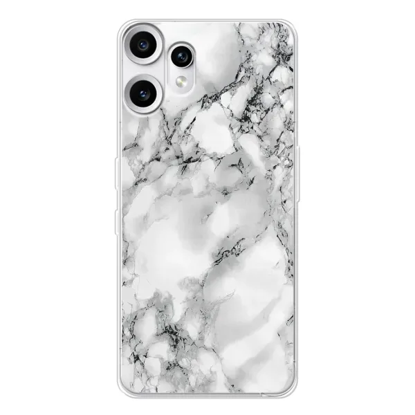 Чехол с рисунком «Белый мрамор» для Nothing CMF Phone 2 Pro Чехол с рисунком «Белый мрамор» для Nothing CMF Phone 2 Pro